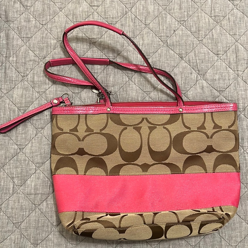 GUC pink Coach purse